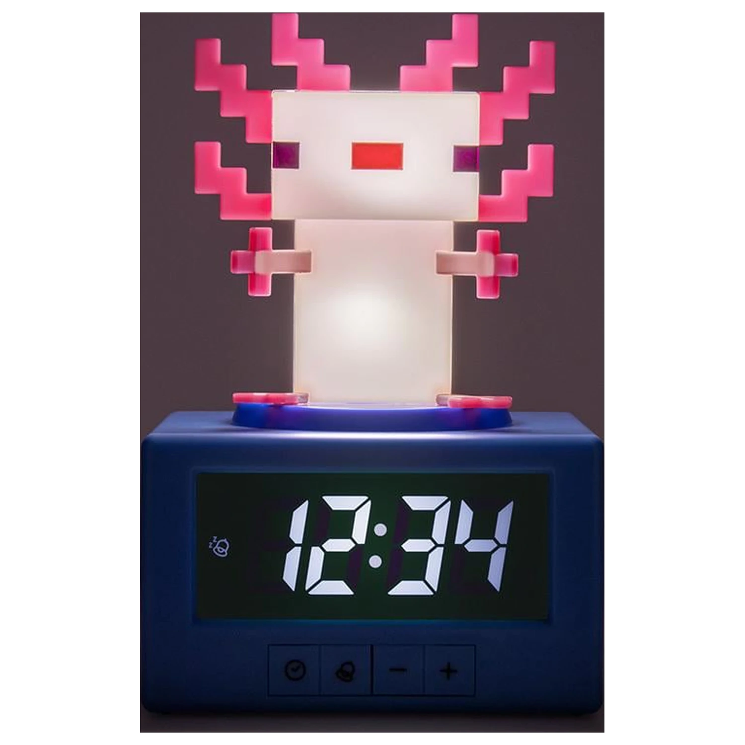 Minecraft Axolotl Ikona Lampa Budík 12cm produktová fotografia
