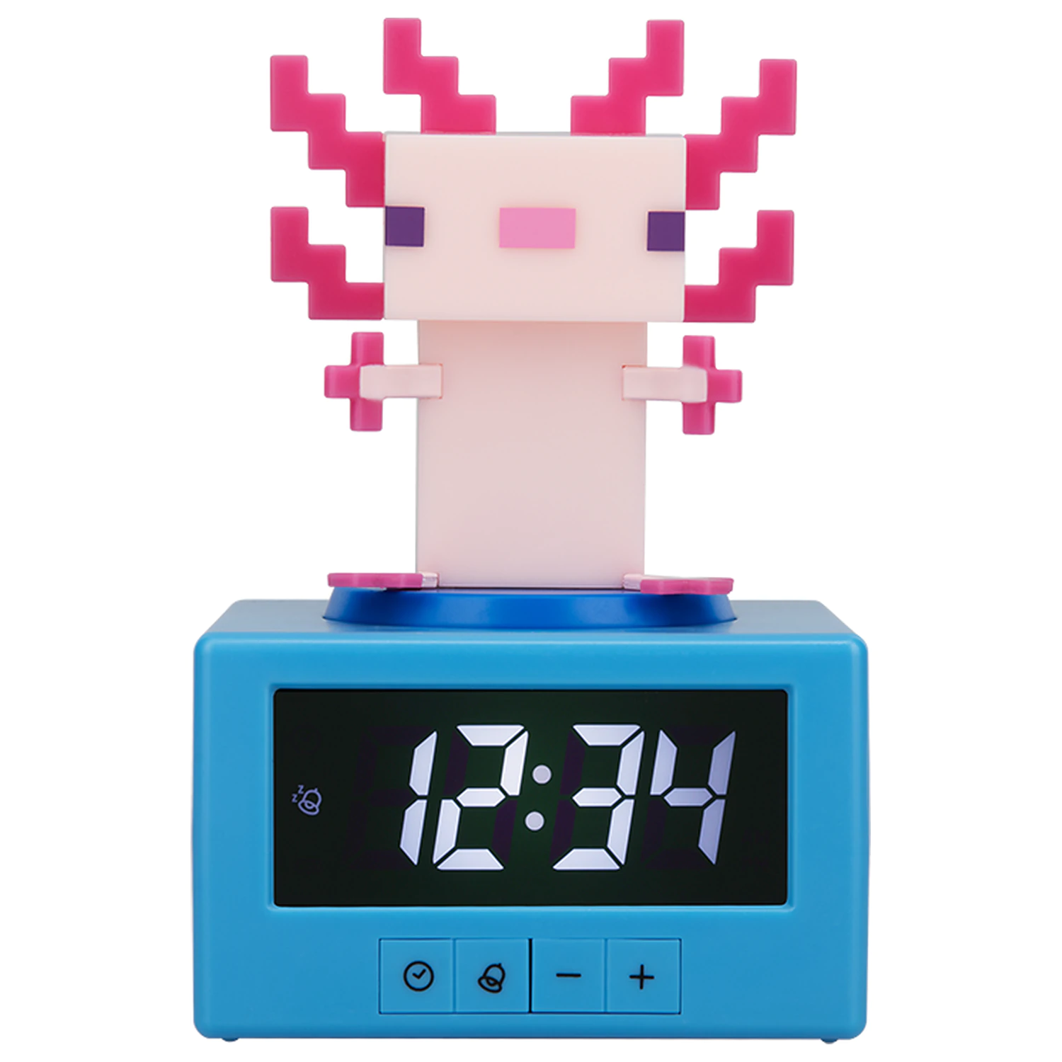 Minecraft Axolotl Ikona Lampa Budík 12cm produktová fotografia
