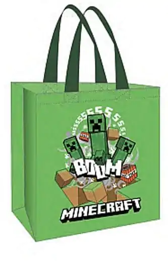 Minecraft nákupná taška Boom produktová fotografia