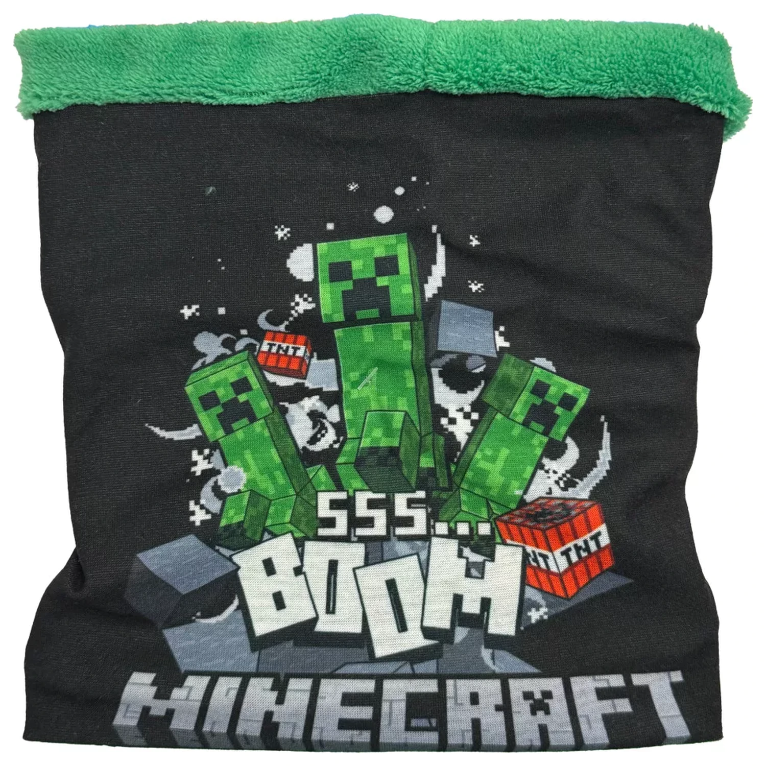 Minecraft Boom Sherpa detský šál, nákrčník produktová fotografia