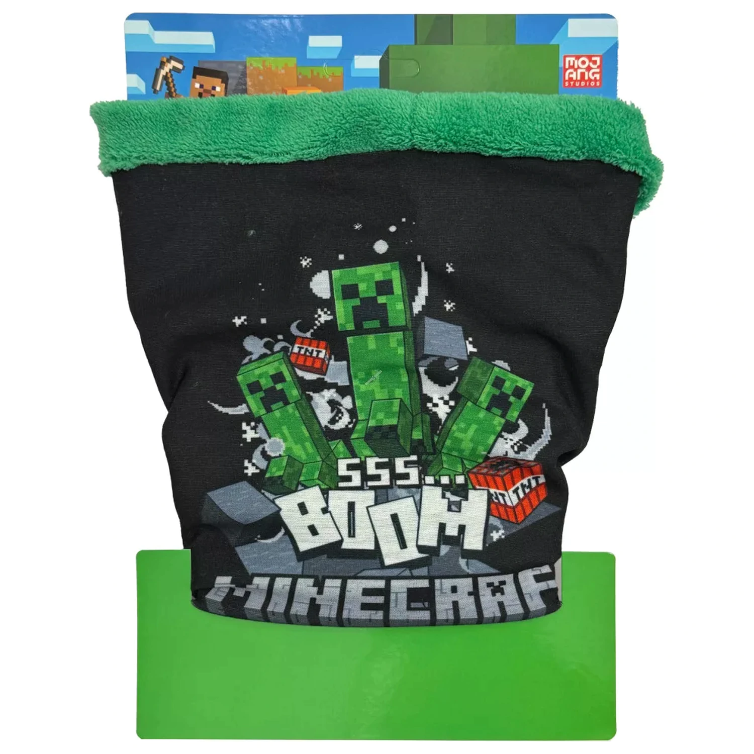 Minecraft Boom Sherpa detský šál, nákrčník produktová fotografia