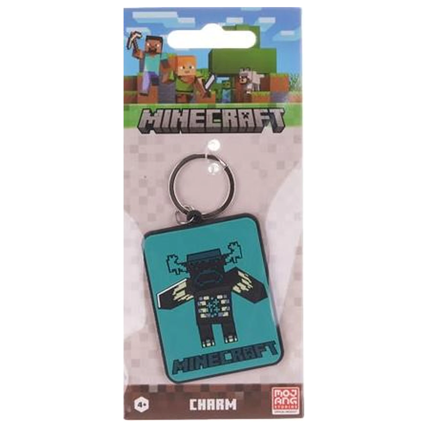 Minecraft Buffalo gumená kľúčenka produktová fotografia