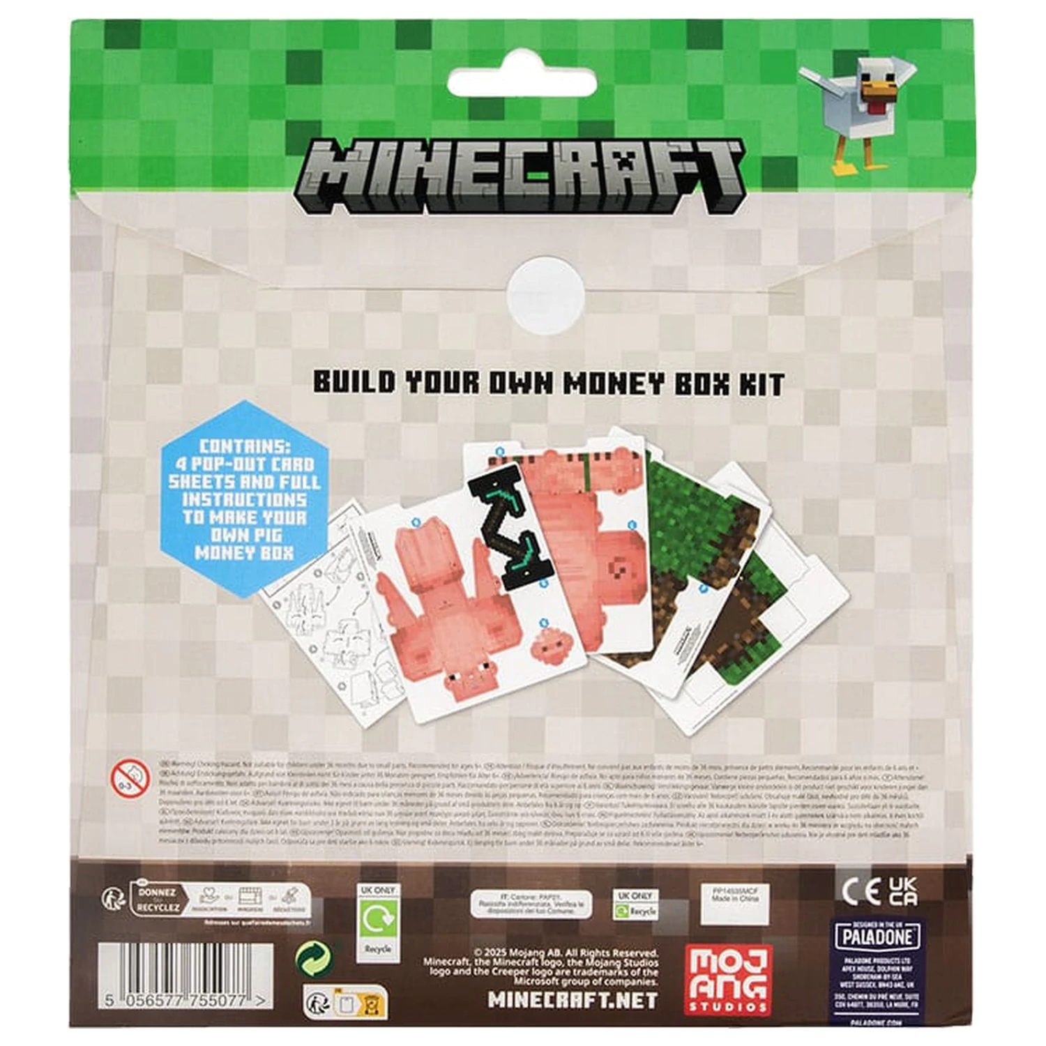 Minecraft Zostavte si vlastnú pokladničku Prasiatko produktová fotografia