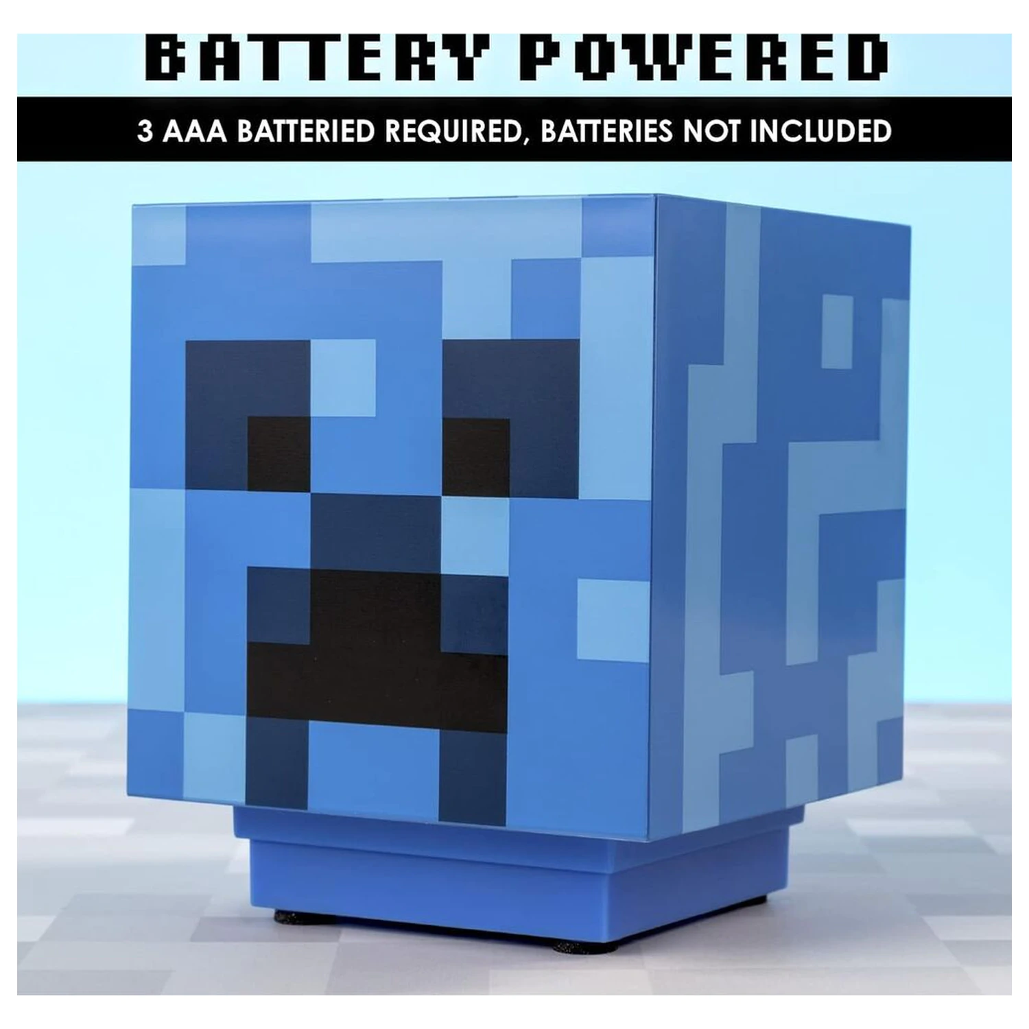Minecraft Charged Creeper 3D zvuková lampa produktová fotografia