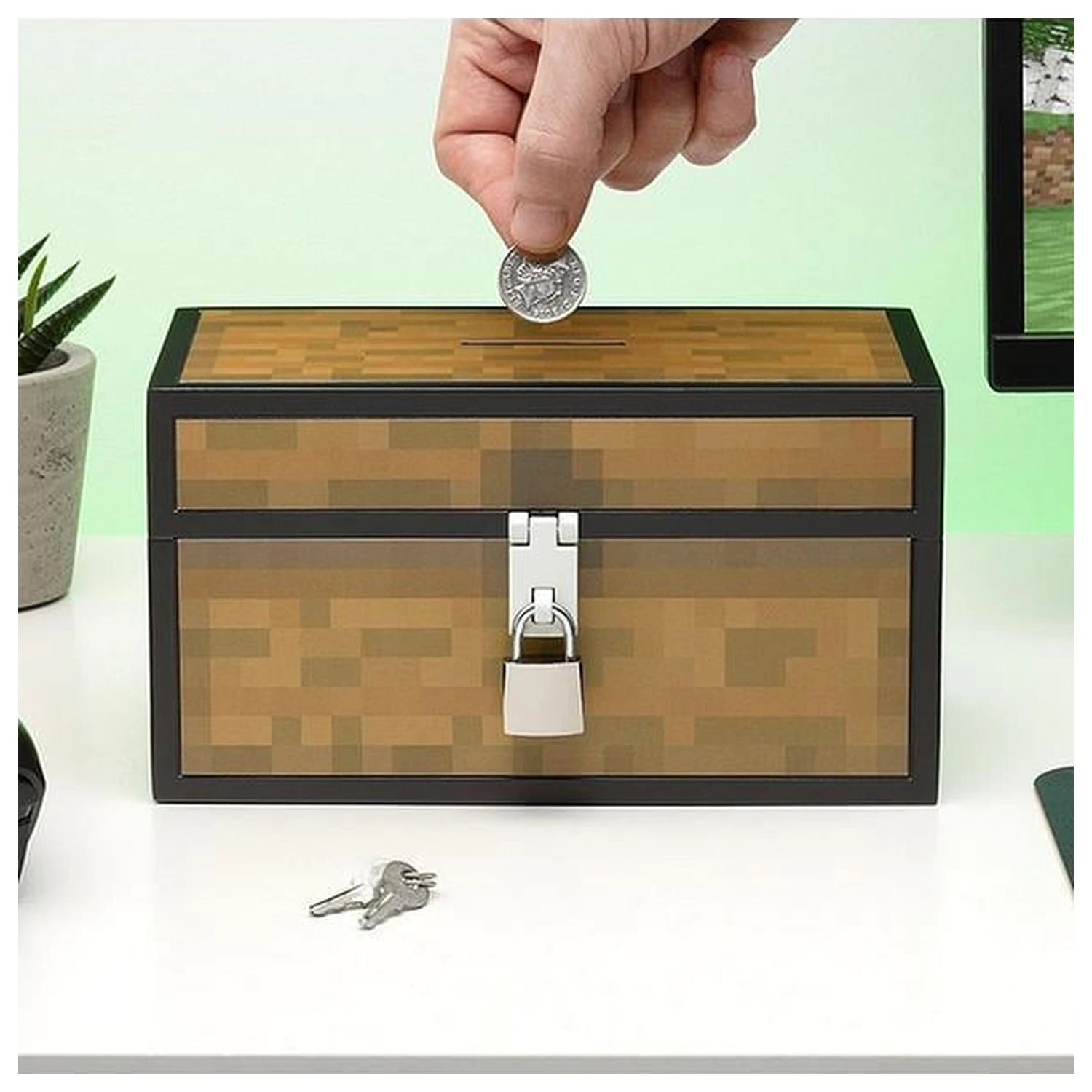 Minecraft Bank Pokladnička 12 cm produktová fotografia
