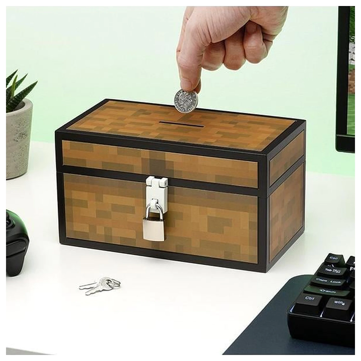 Minecraft Bank Pokladnička 12 cm produktová fotografia