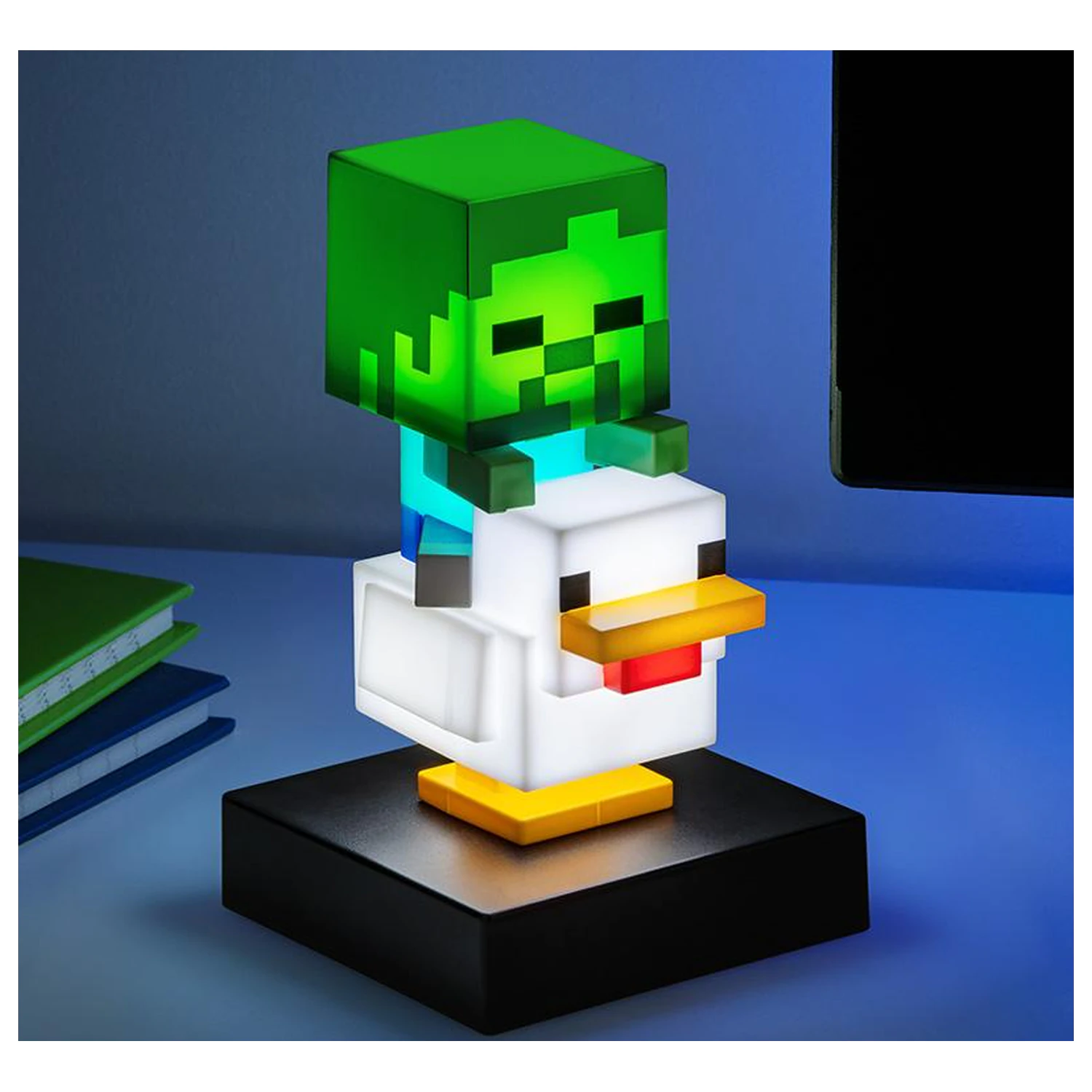 Minecraft Chicken Jockey Ikonická Lampa 11cm produktová fotografia