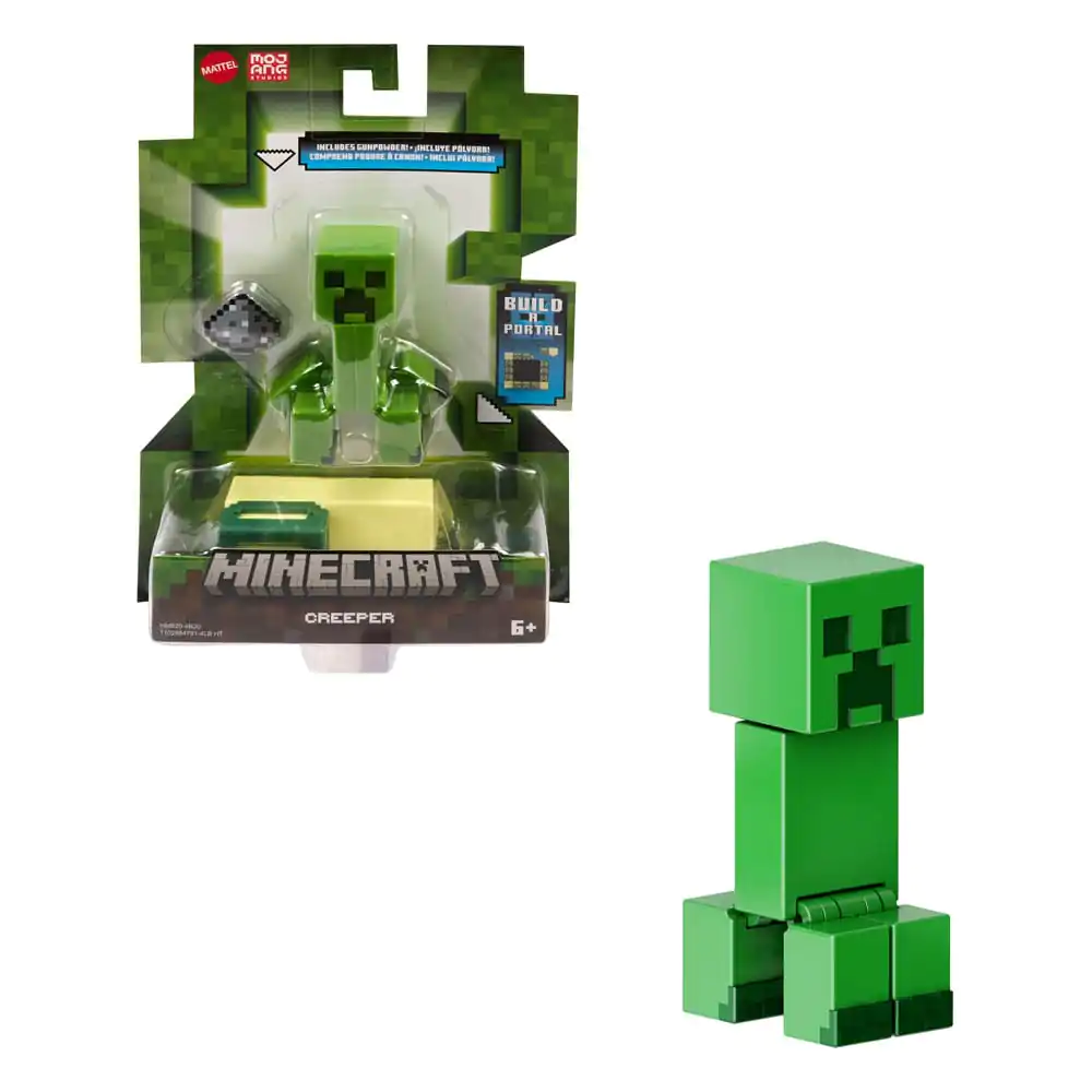 Minecraft akčná figúrka Craft-A-Block Creeper 8 cm produktová fotografia