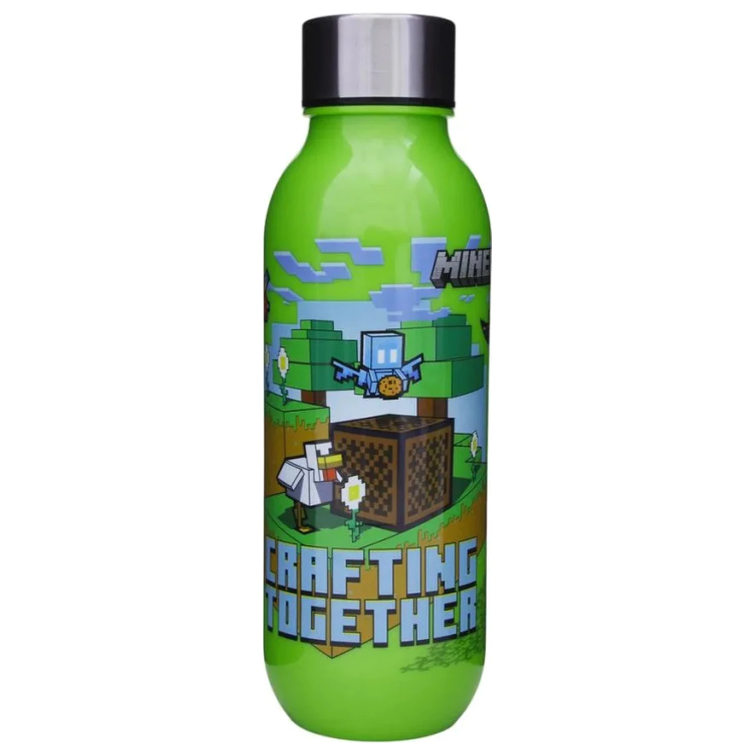 Minecraft Crafting plastová fľaša na vodu so skrutkovacím uzáverom 640 ml produktová fotografia