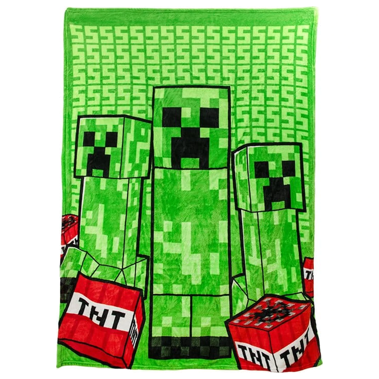 Minecraft Creeper vankúš a deka 2 v 1 skladacia 150 cm produktová fotografia