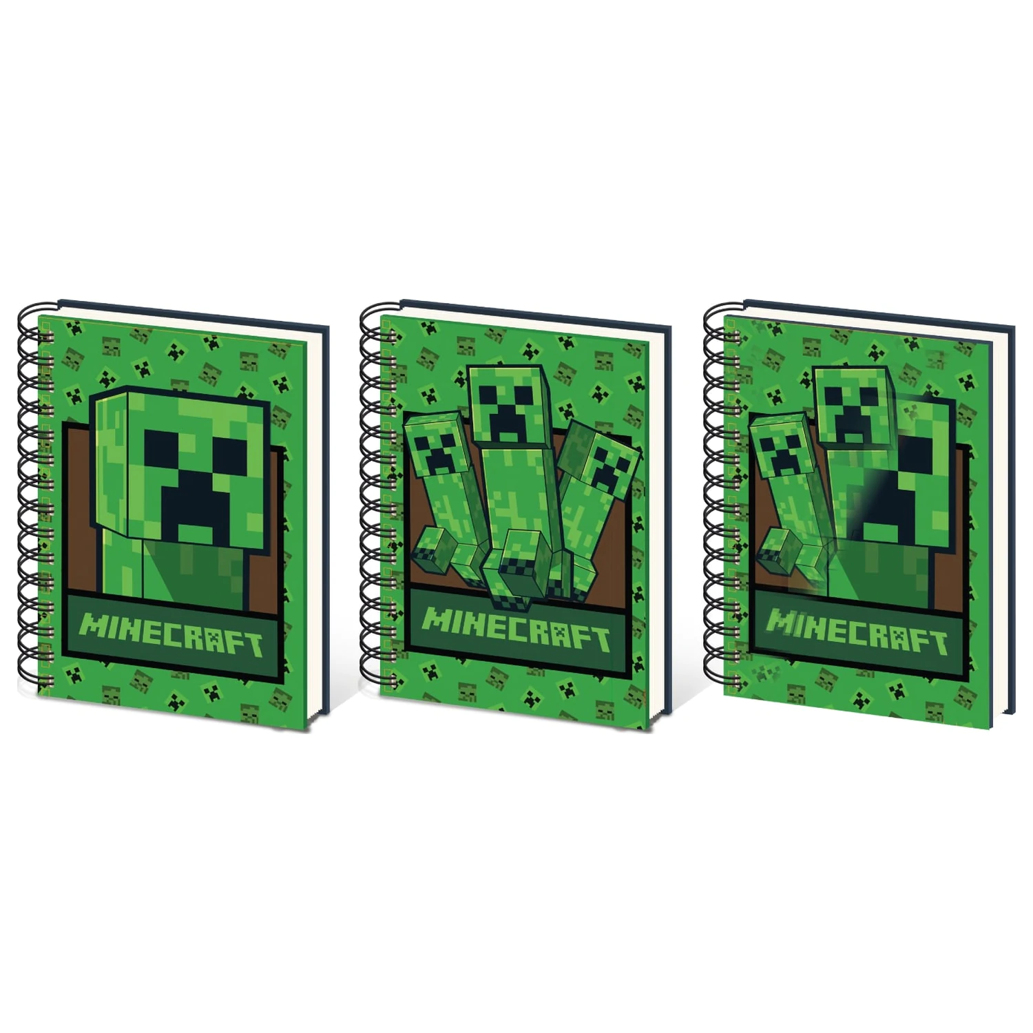 Minecraft Creeper A5 lentikulárny zápisník produktová fotografia