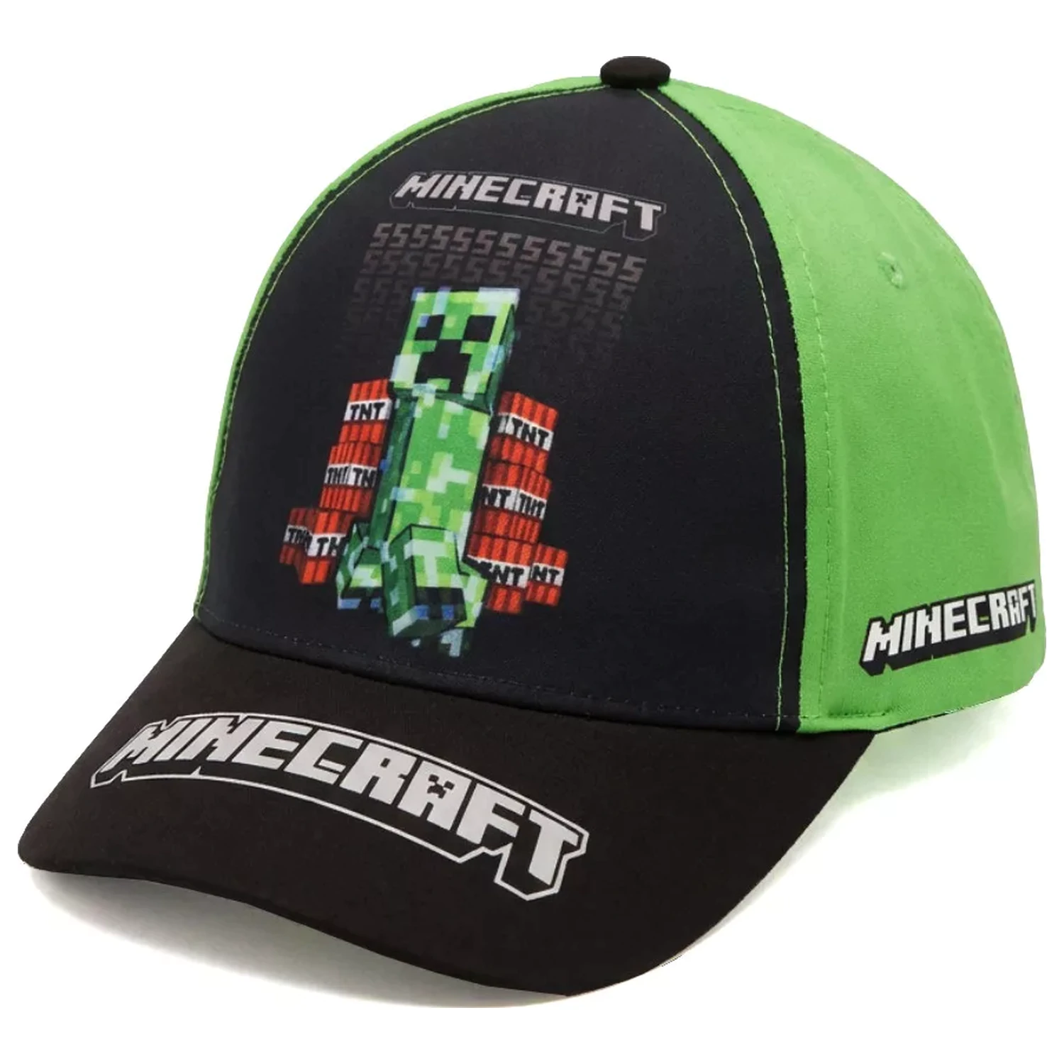 Minecraft Creeper Blast detská baseballová čiapka 55 cm produktová fotografia