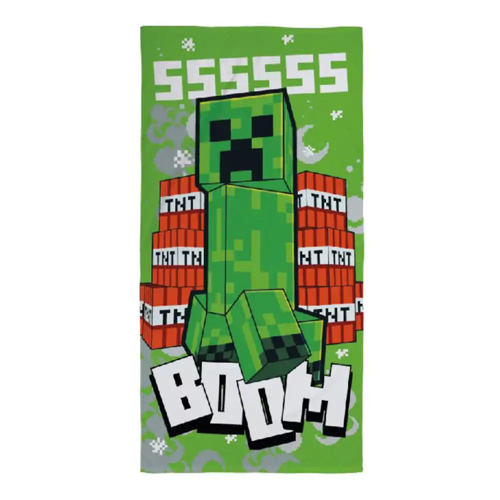 Minecraft Towel Creeper Boom 70 x 140 cm termékfotó