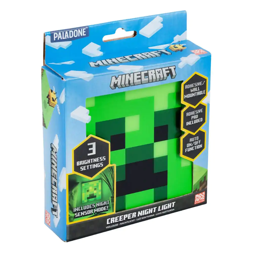 Minecraft nočné svetlo Creeper 10 cm produktová fotografia