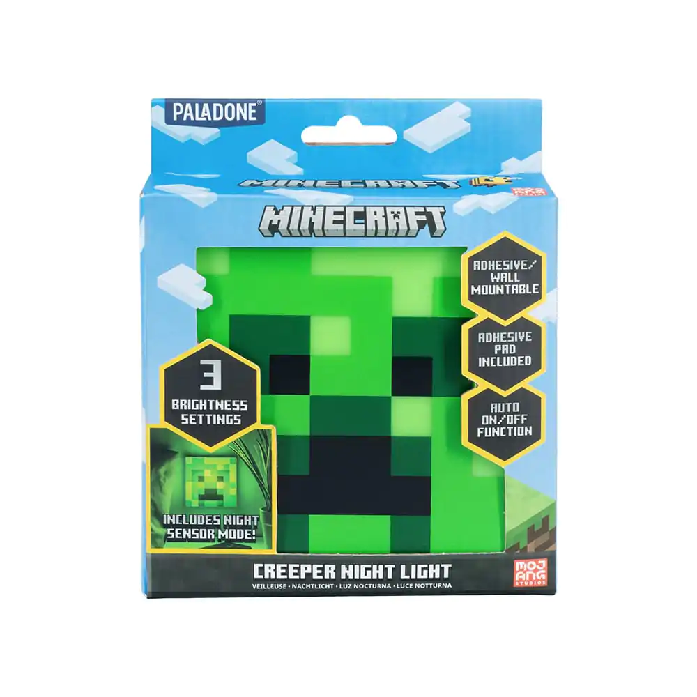 Minecraft nočné svetlo Creeper 10 cm produktová fotografia