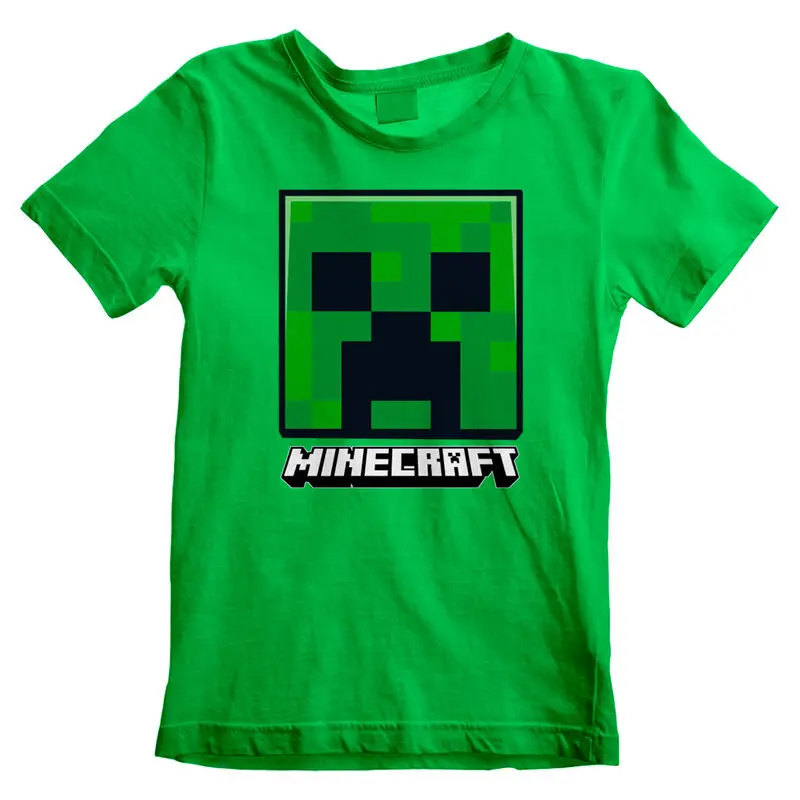 Minecraft Creeper Face Detské tričko produktová fotografia