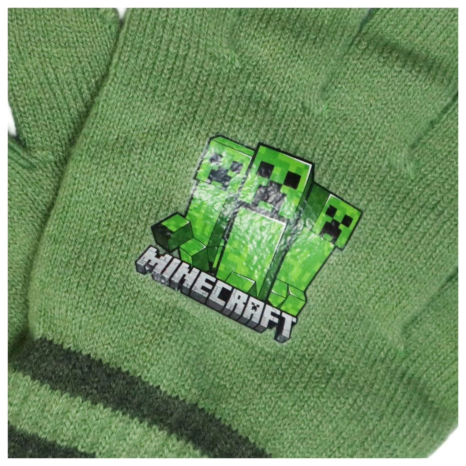 Minecraft Creeper Green detské rukavice produktová fotografia