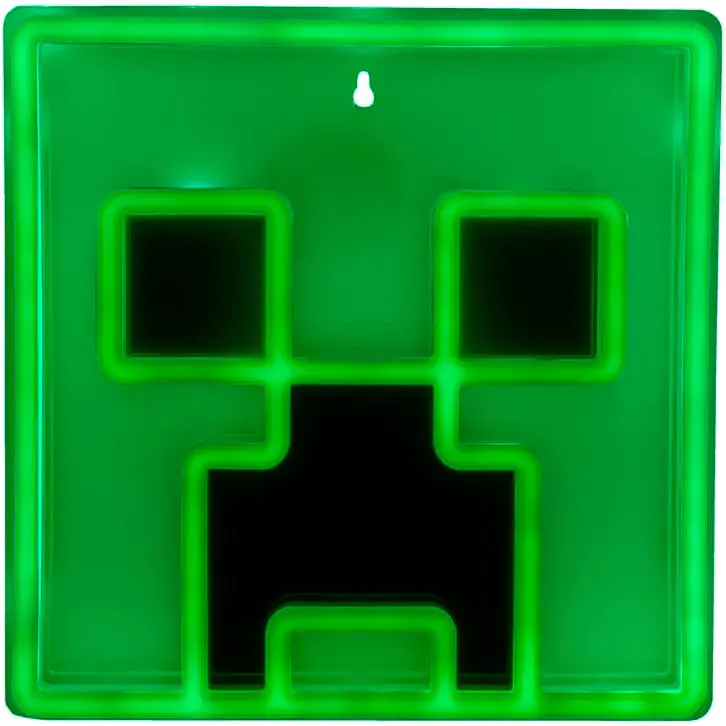 Minecraft Creeper LED nástenná lampa 25 cm produktová fotografia