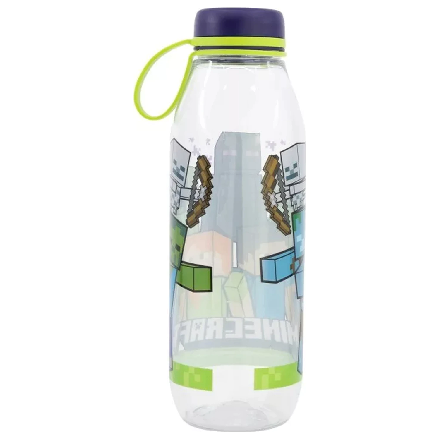 Minecraft Creeper Squad Ecozen plastová fľaša na vodu so skrutkovacím uzáverom 650 ml produktová fotografia