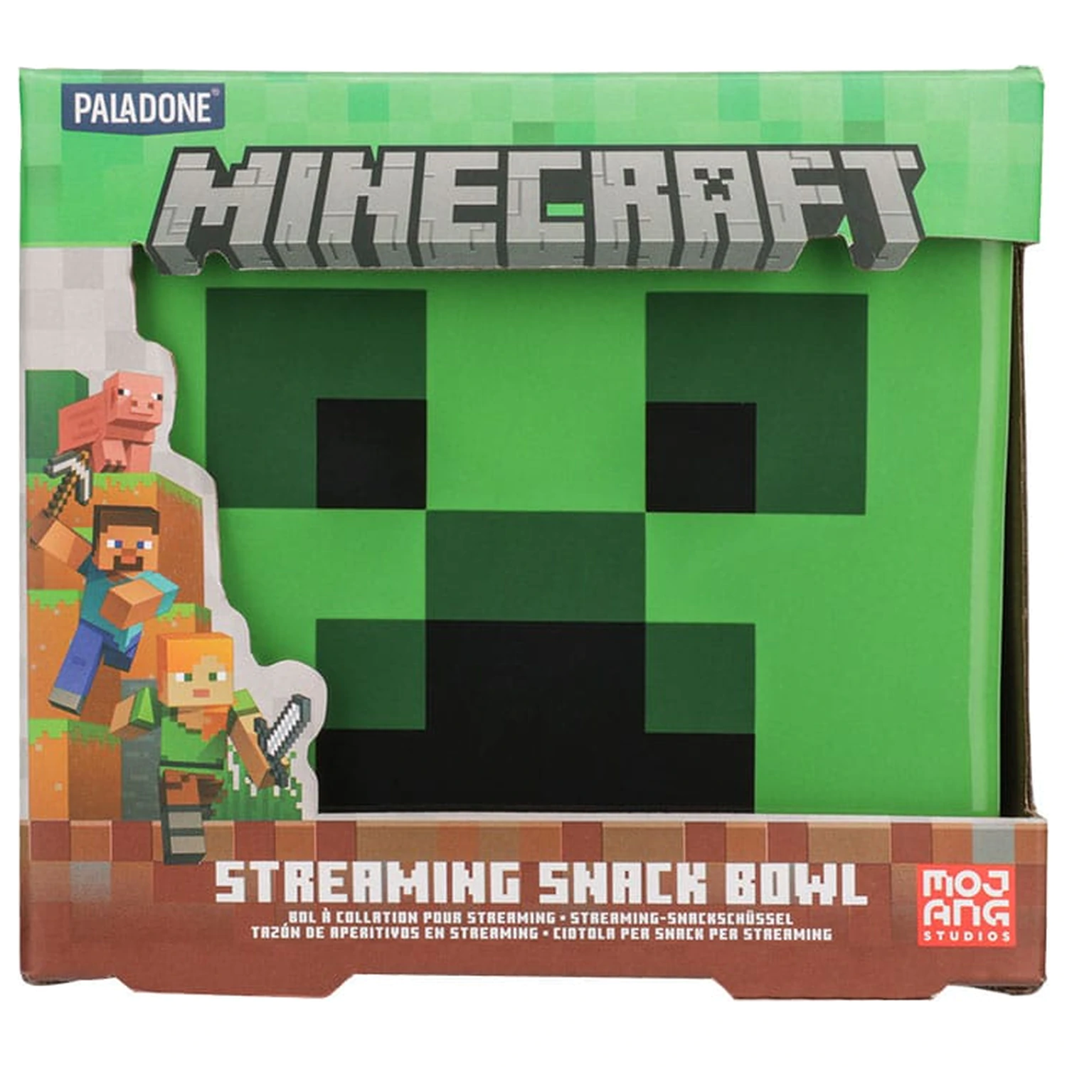Minecraft miska na občerstvenie na streamovanie Creeper produktová fotografia