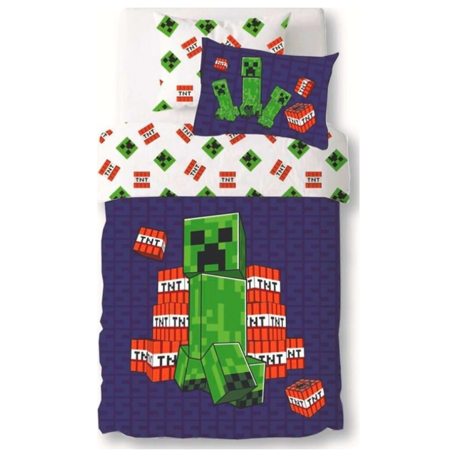 Minecraft Creeper TNT obliečka na perinu produktová fotografia