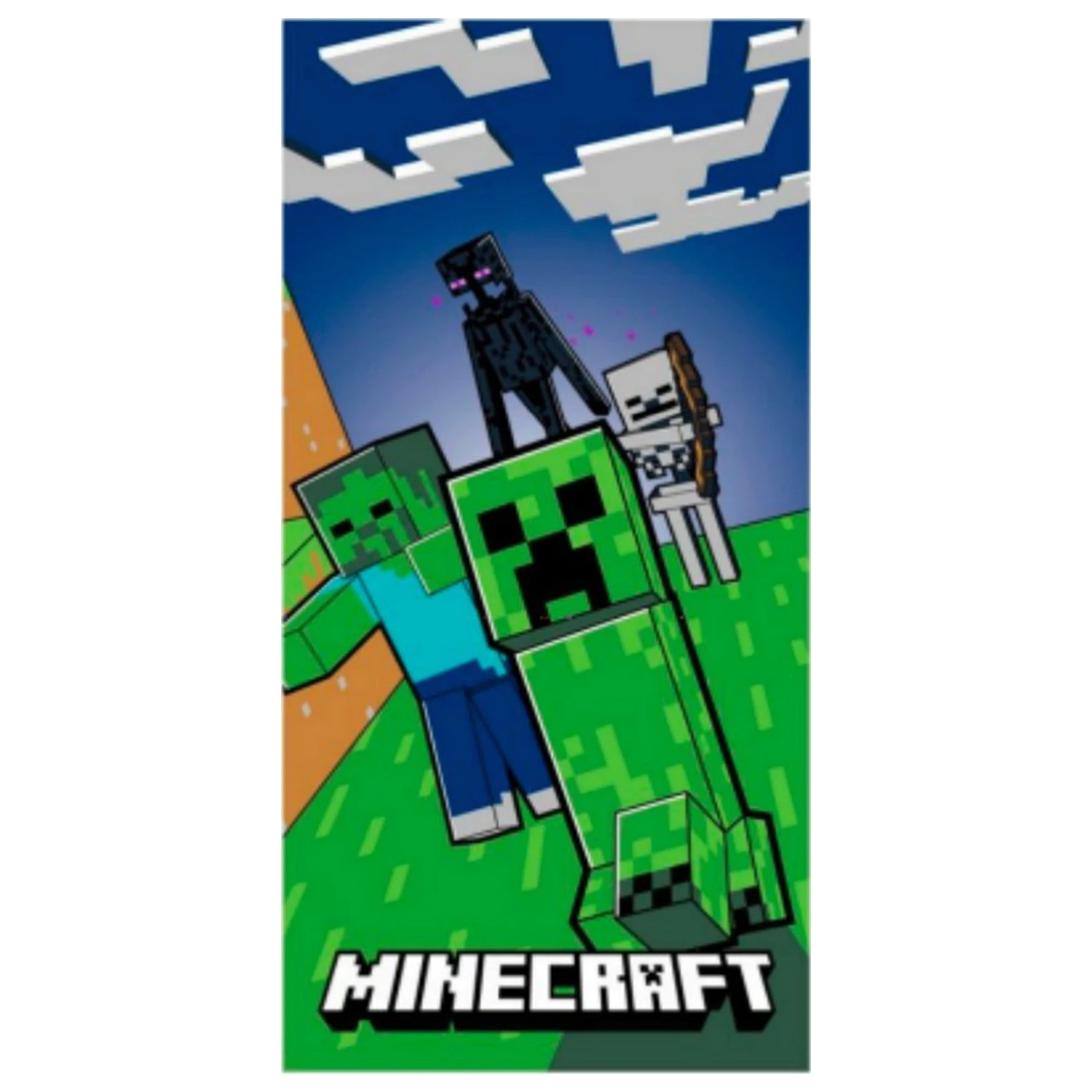 Minecraft Danger Zone uterák 70x140 cm produktová fotografia