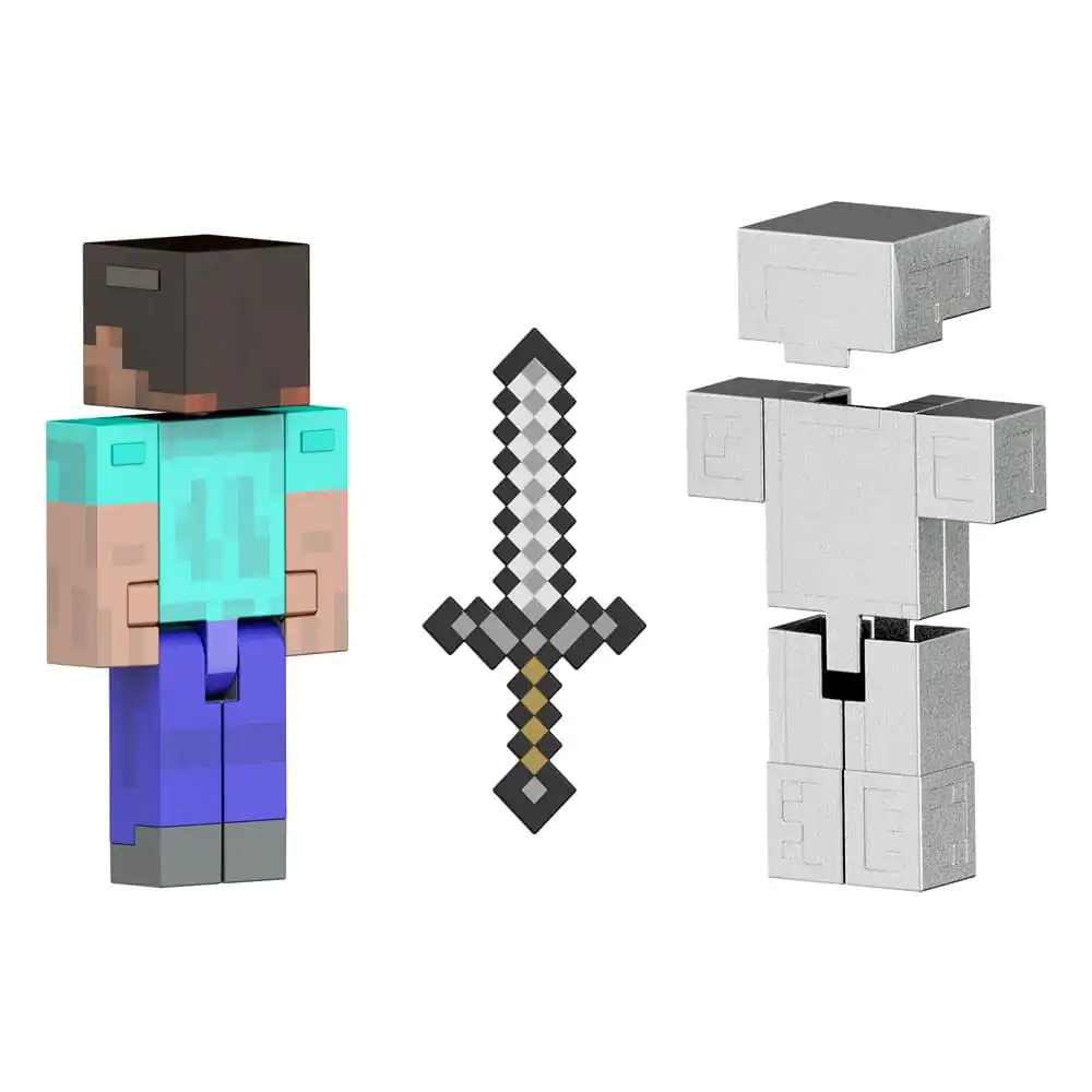 Minecraft Diamond Level Akčná figúrka Steve 14 cm produktová fotografia