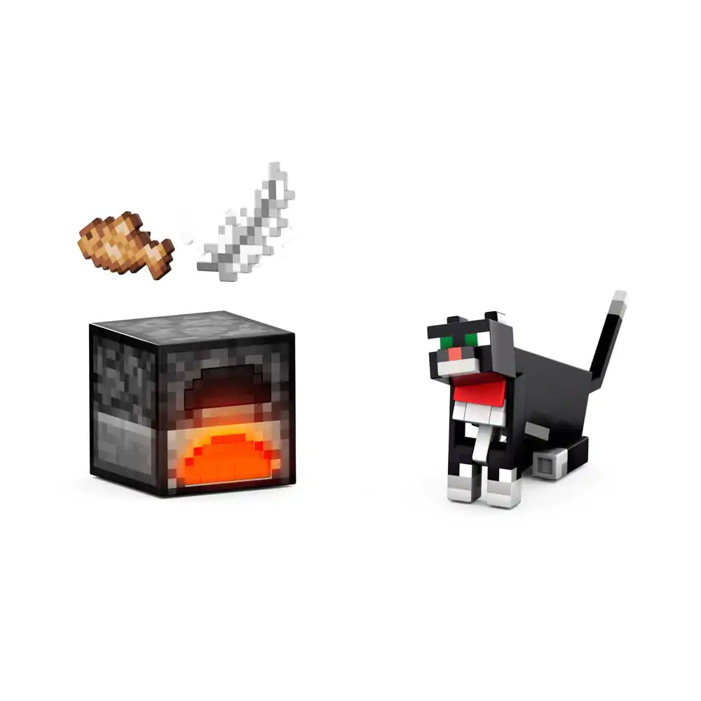 Minecraft Diamond Level Akčná figúrka Tuxedo Cat 14 cm produktová fotografia