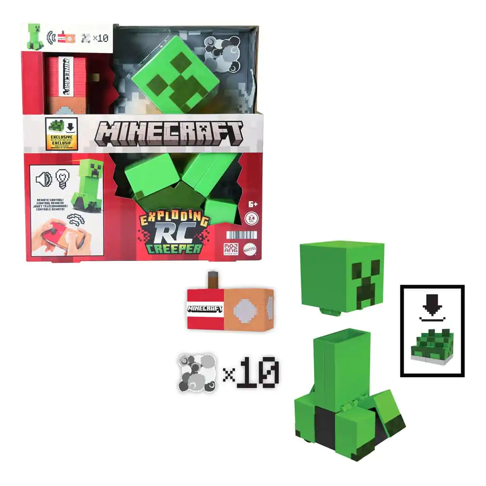 Figúrka Minecraft Exploding RC Creeper 25 cm produktová fotografia