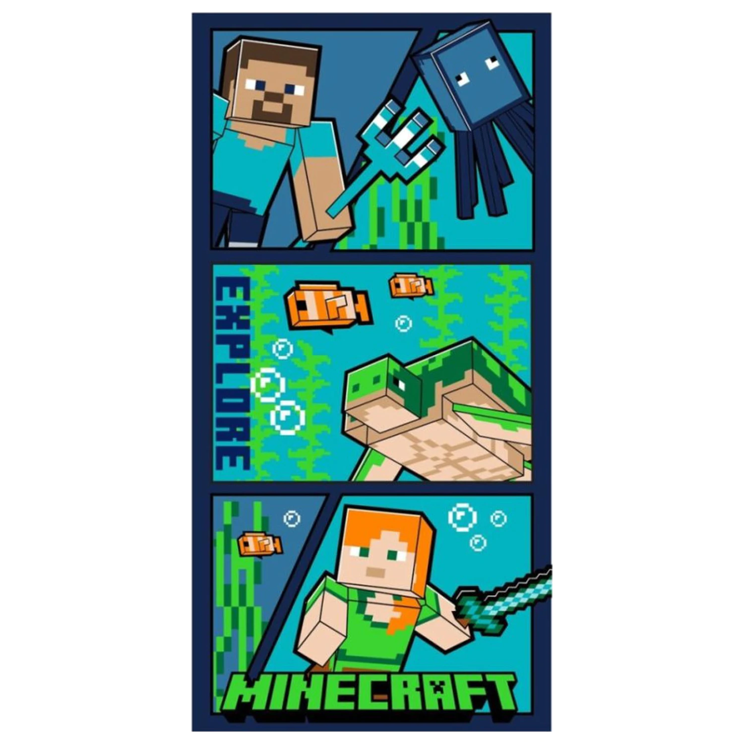 Minecraft Explore Uterák 70x140cm produktová fotografia