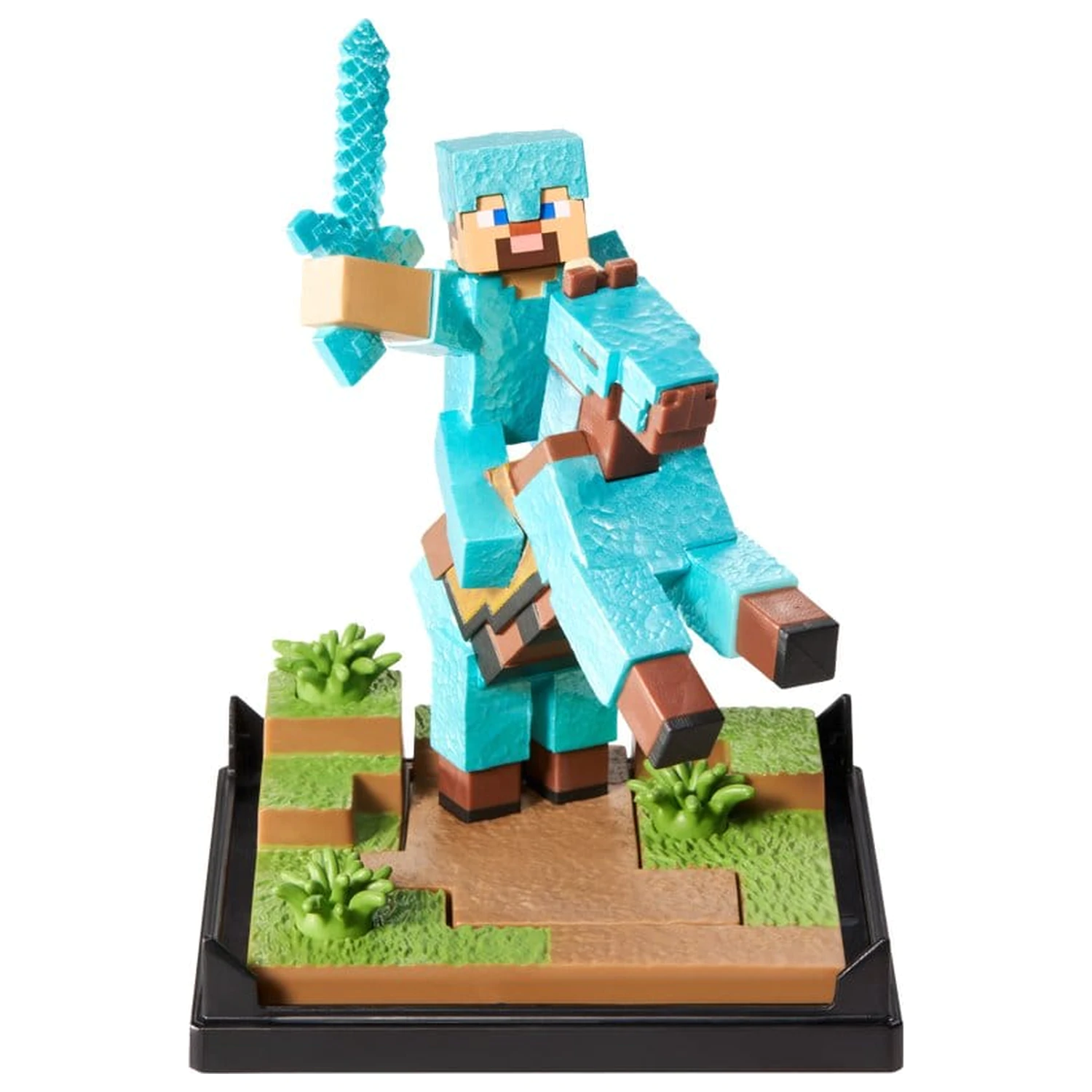 Minecraft Figure Diorama Diamond Armor Steve a kôň 18 cm produktová fotografia
