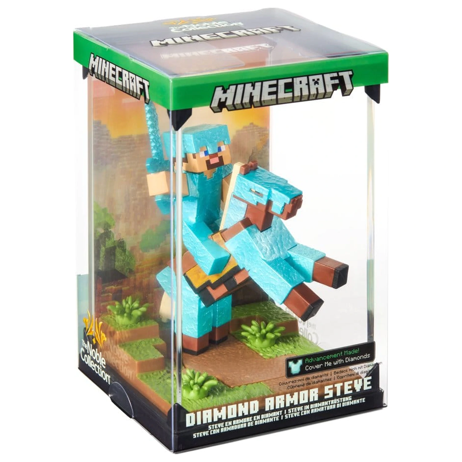 Minecraft Figure Diorama Diamond Armor Steve a kôň 18 cm produktová fotografia