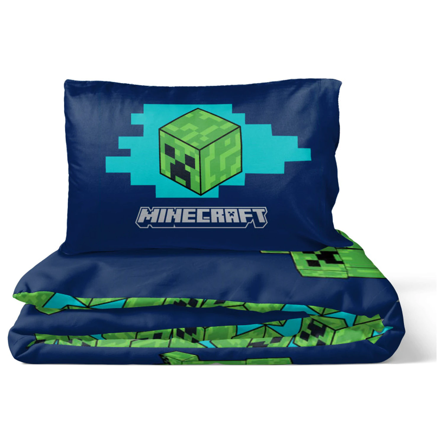 Minecraft Game Over Creepers obliečka na paplón produktová fotografia
