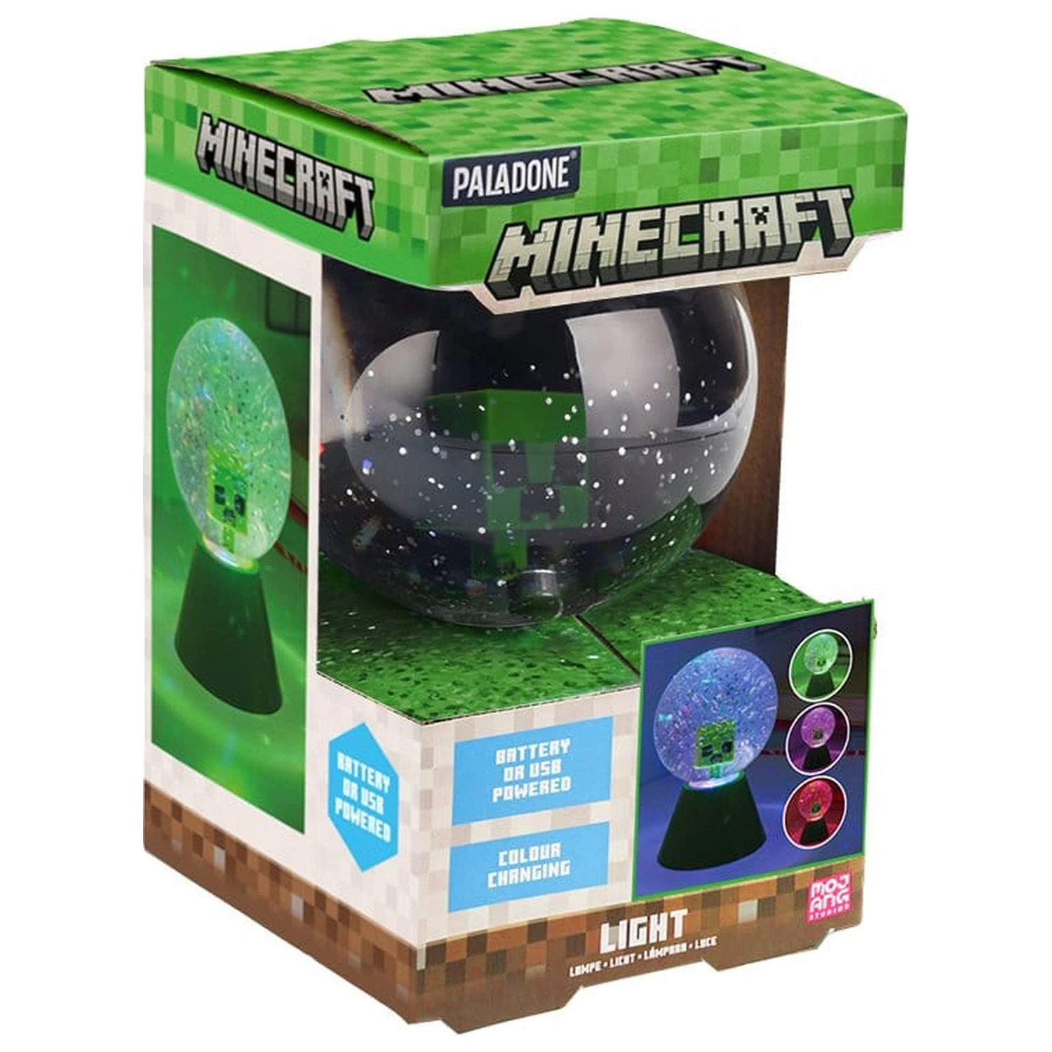 Minecraft Light LED trblietavá guľa produktová fotografia
