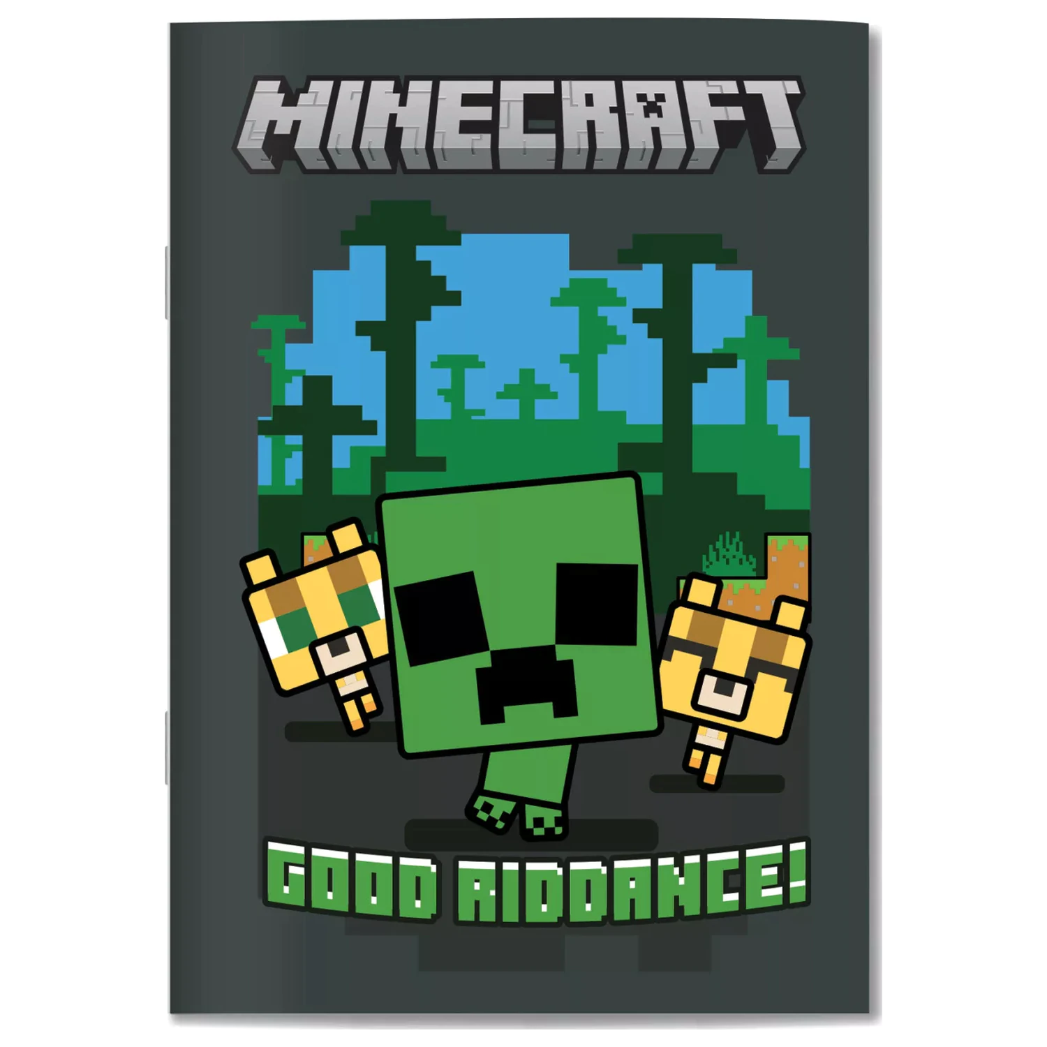 Minecraft Good Riddance B/5 linkovaný zápisník 40 strán produktová fotografia