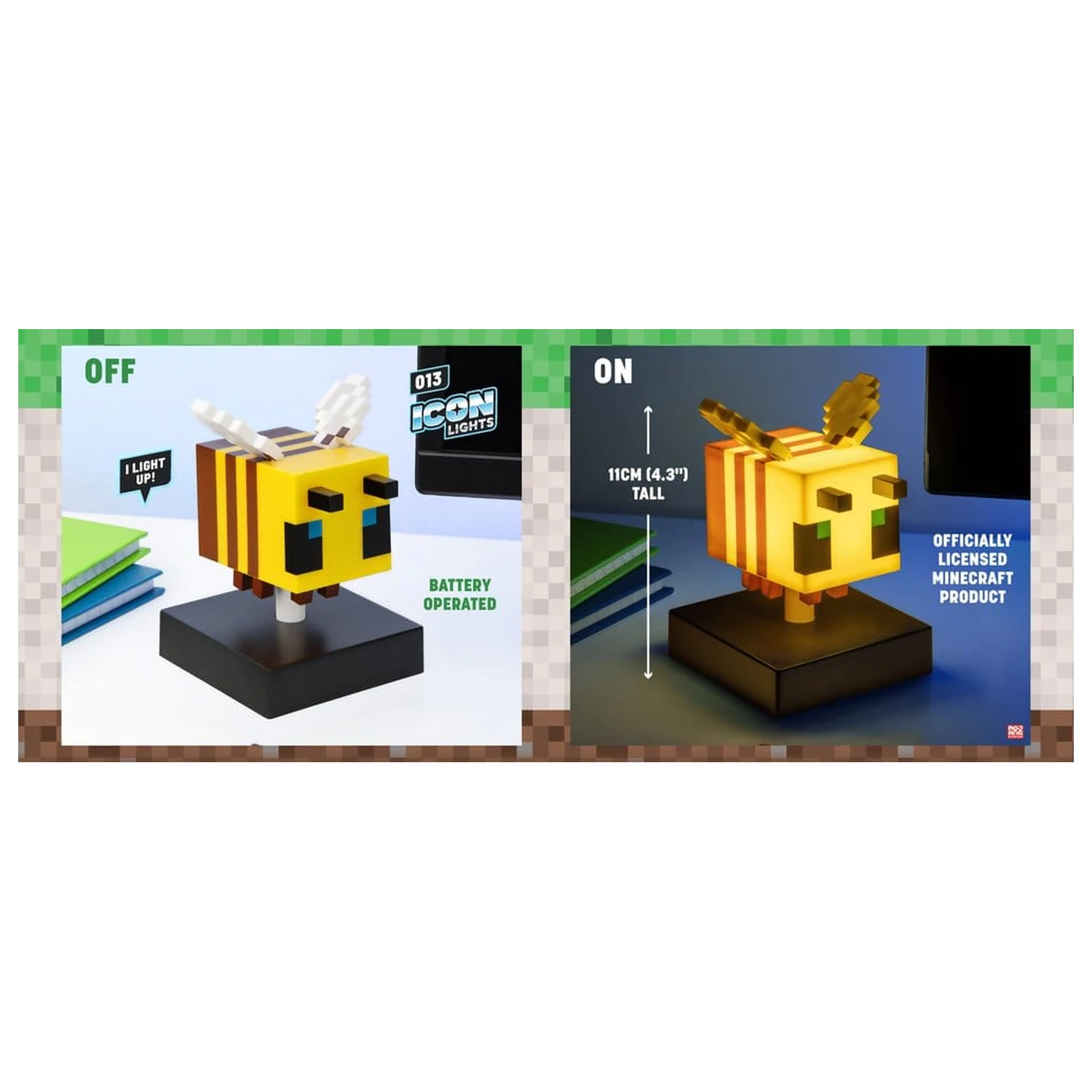 Minecraft Icon Light Včela 11 cm produktová fotografia