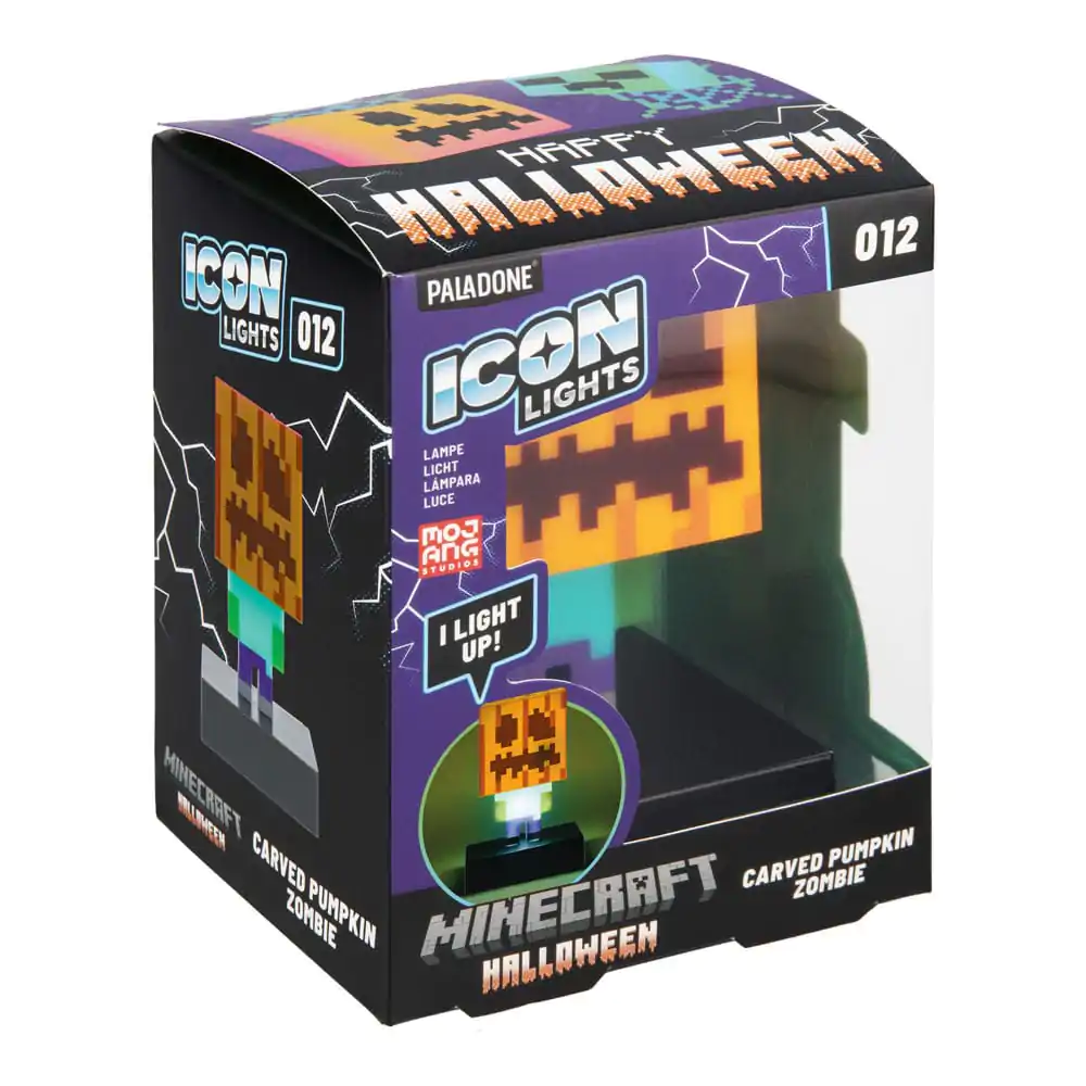 Minecraft Icons Svetlo Zombie Jack O Lantern 10 cm produktová fotografia