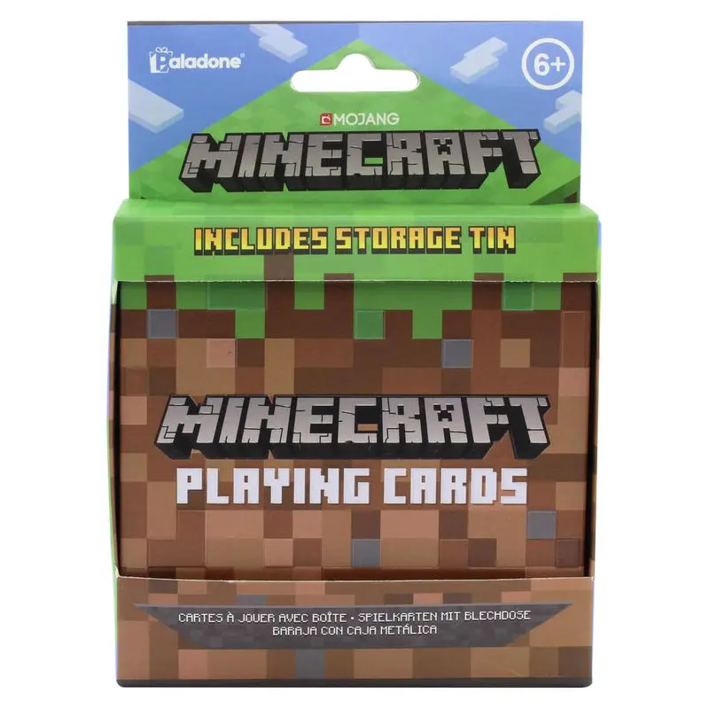 Minecraft hracie karty produktová fotografia