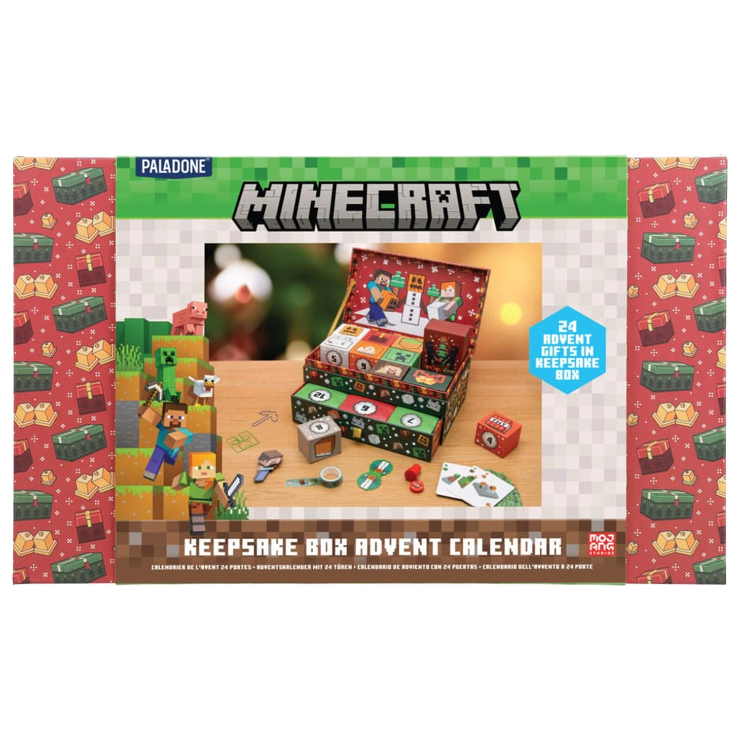 Minecraft Advent Calendar Keepsake Box Adventný kalendár produktová fotografia