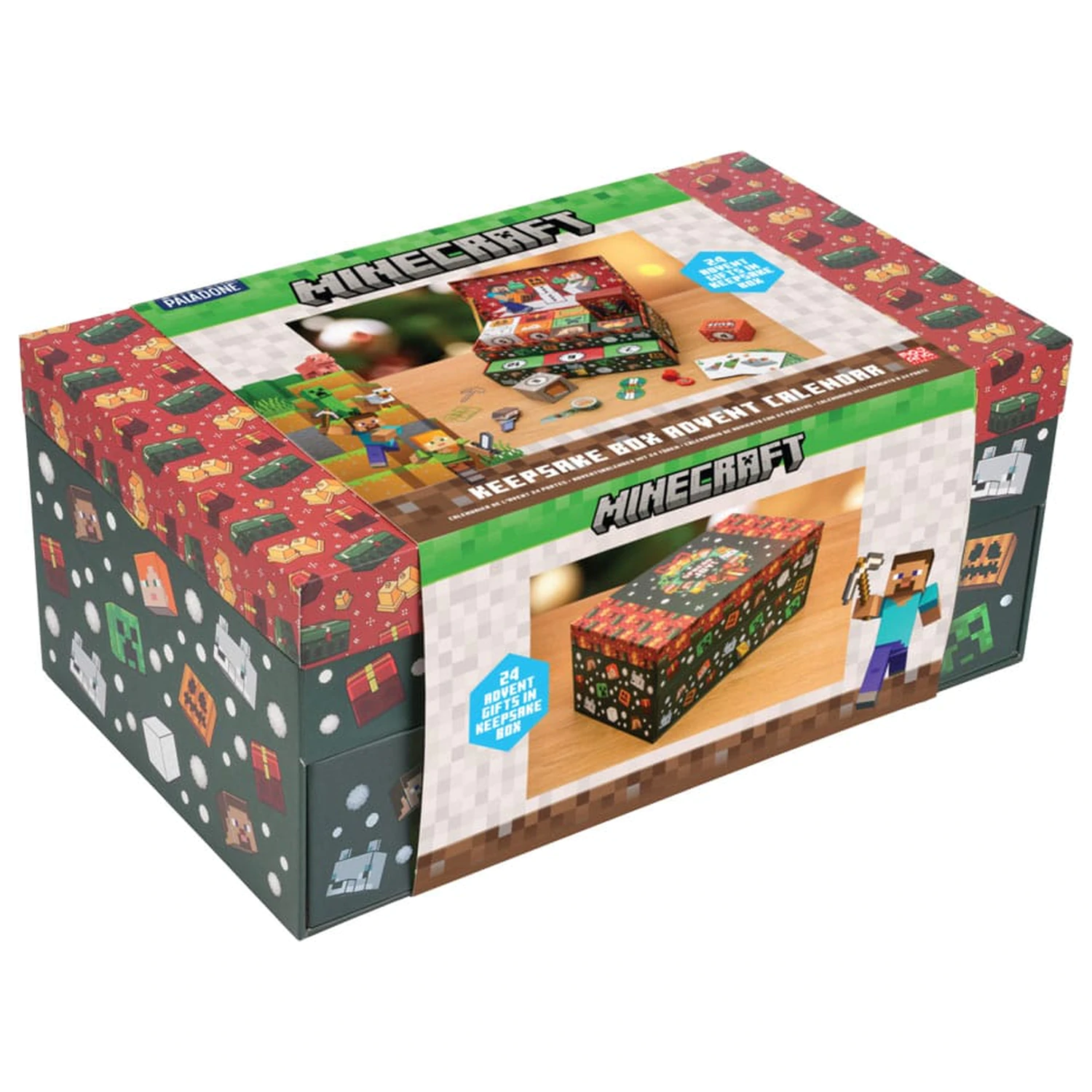 Minecraft Advent Calendar Keepsake Box Adventný kalendár produktová fotografia