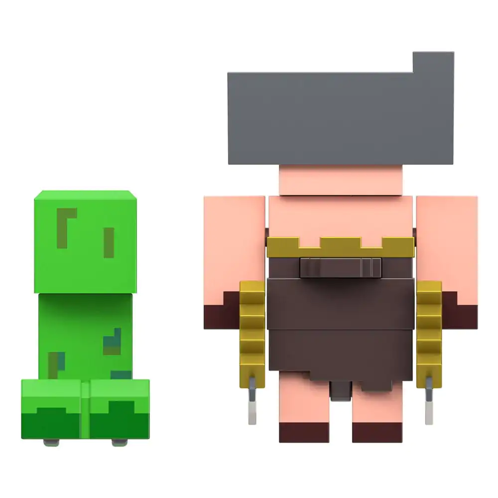 Minecraft Legends Akčná Figúrka 2-Pack Creeper vs Piglin Bruiser 8 cm produktová fotografia