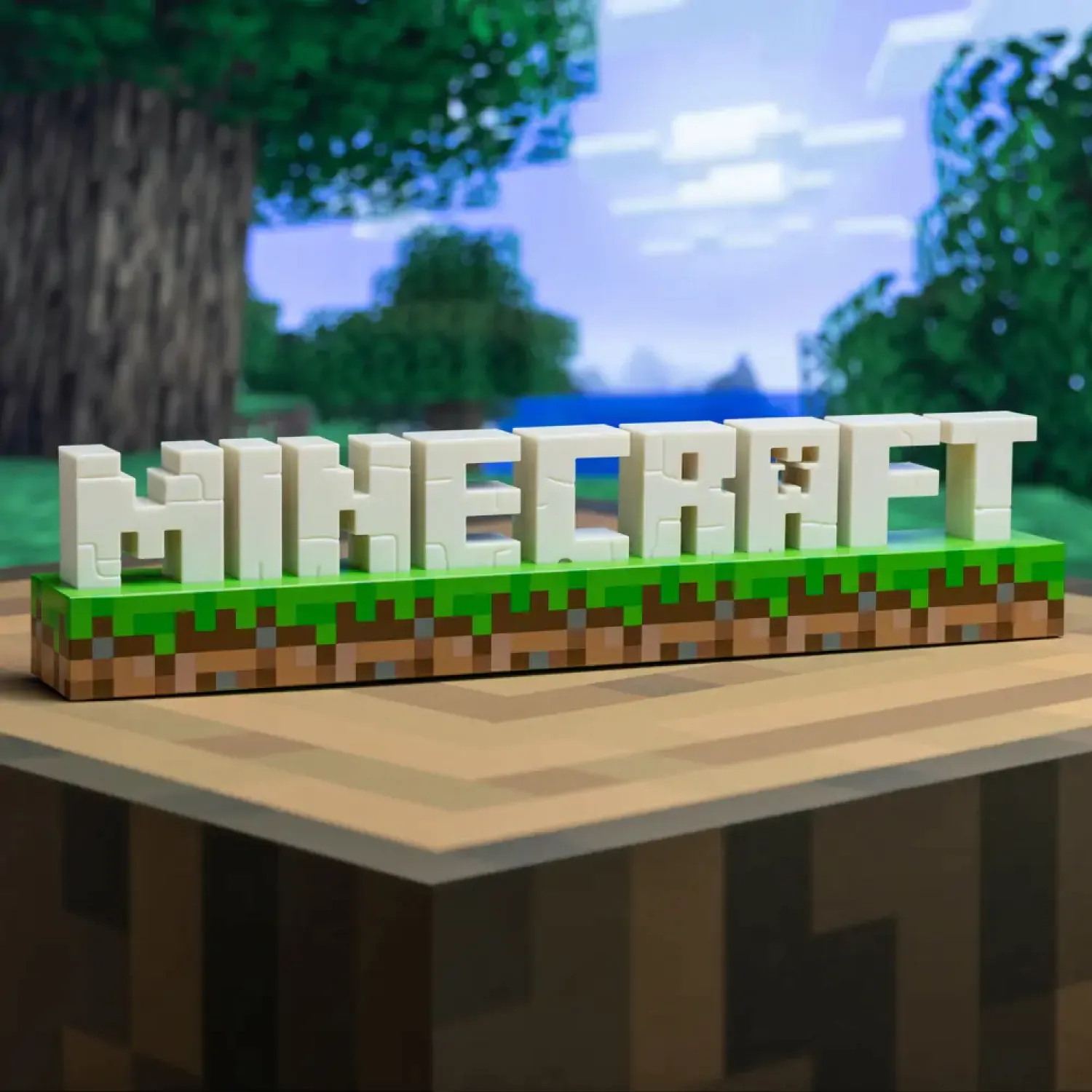 Minecraft Logo svetlo produktová fotografia