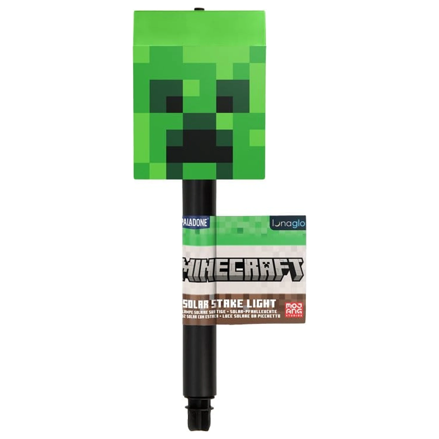 Minecraft LunaGlo solárna zapichovacia lampa Creeper produktová fotografia