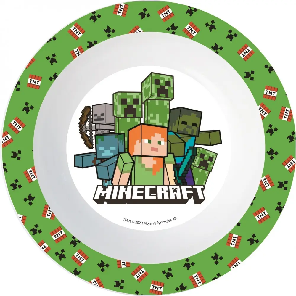 Minecraft micro hlboký tanier produktová fotografia