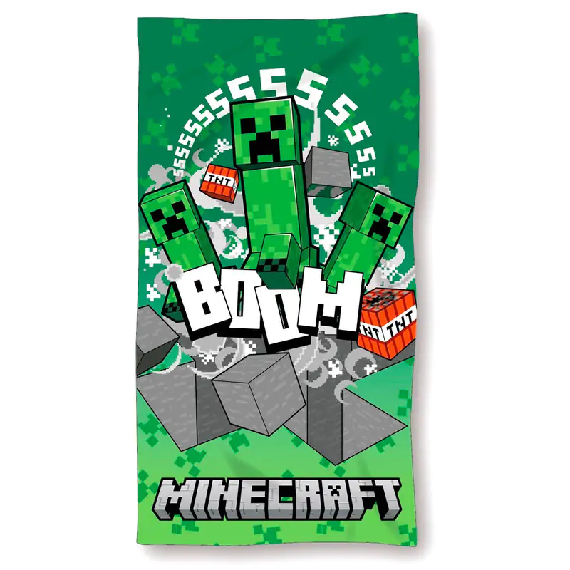 Minecraft mikrovláknová plážová osuška termékfotó