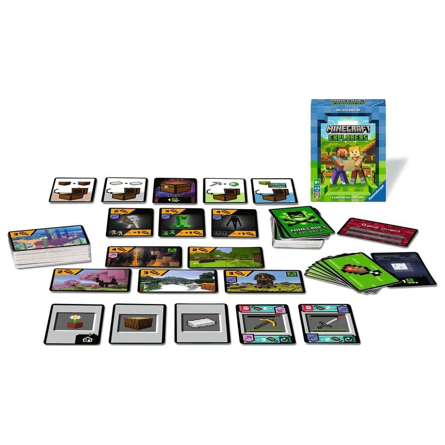 MINECRAFT Minecraft Explorers kooperatívna kartová hra produktová fotografia