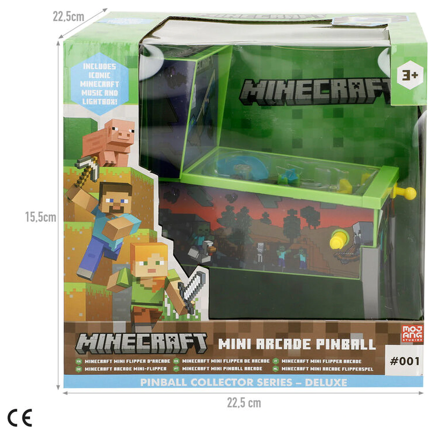 Minecraft mini arkádový pinball produktová fotografia