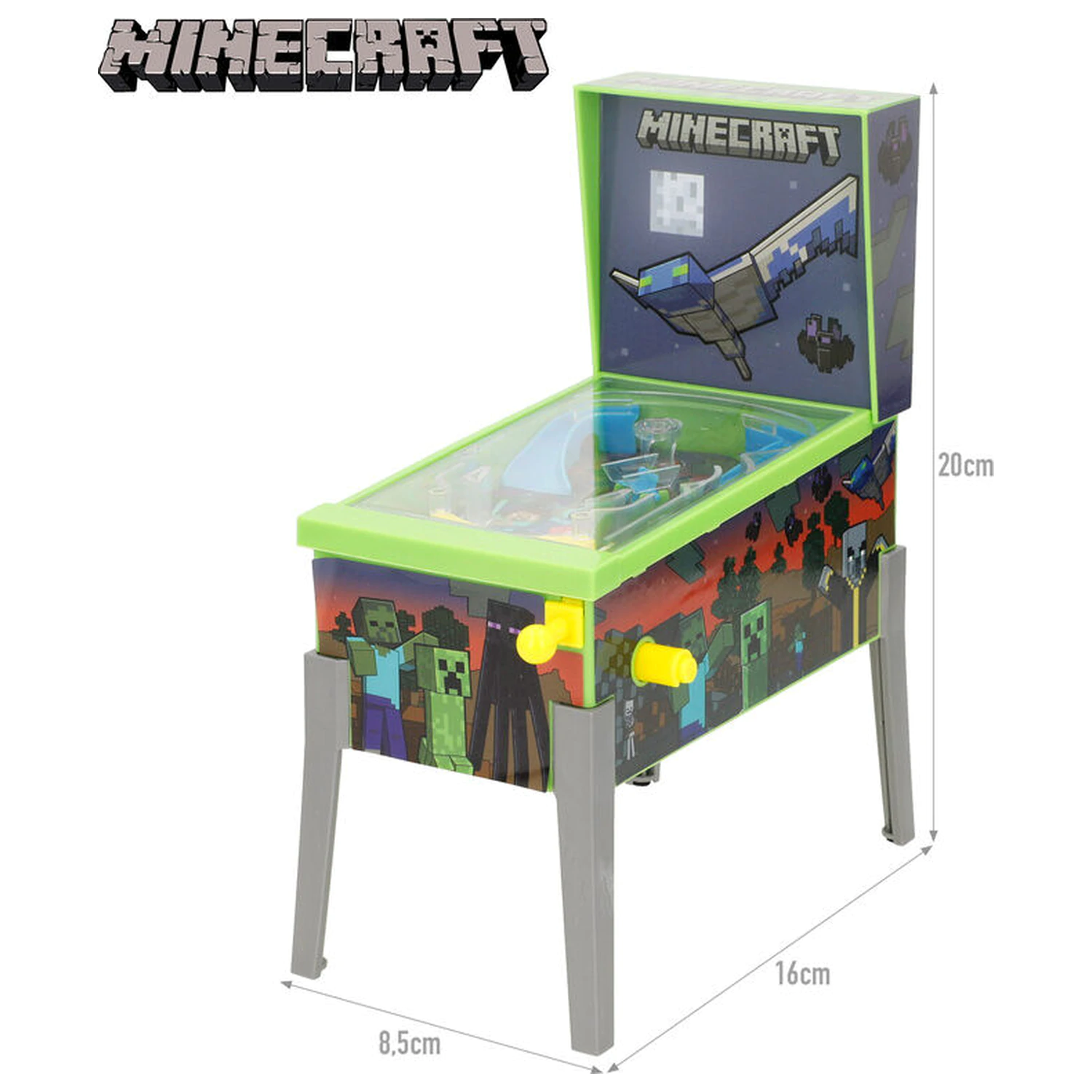 Minecraft mini arkádový pinball produktová fotografia