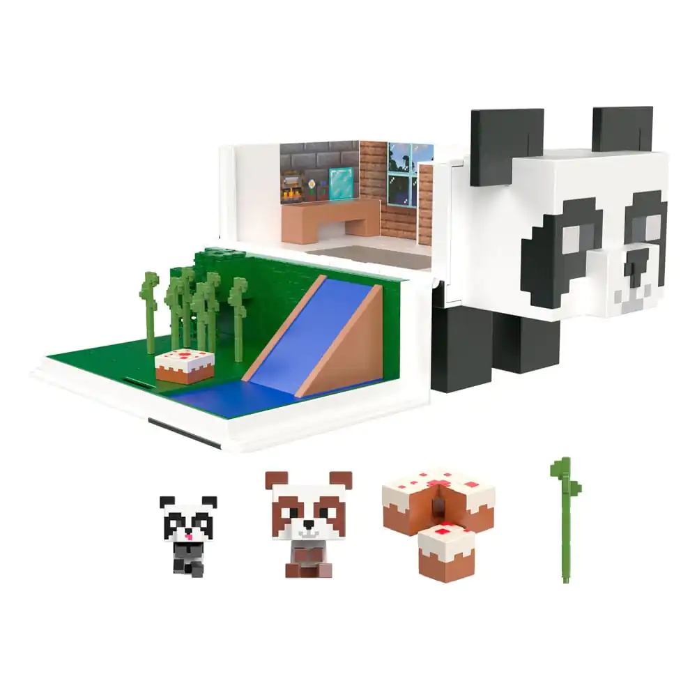 Minecraft Mob Head Minis Herný set Panda Playhouse termékfotó