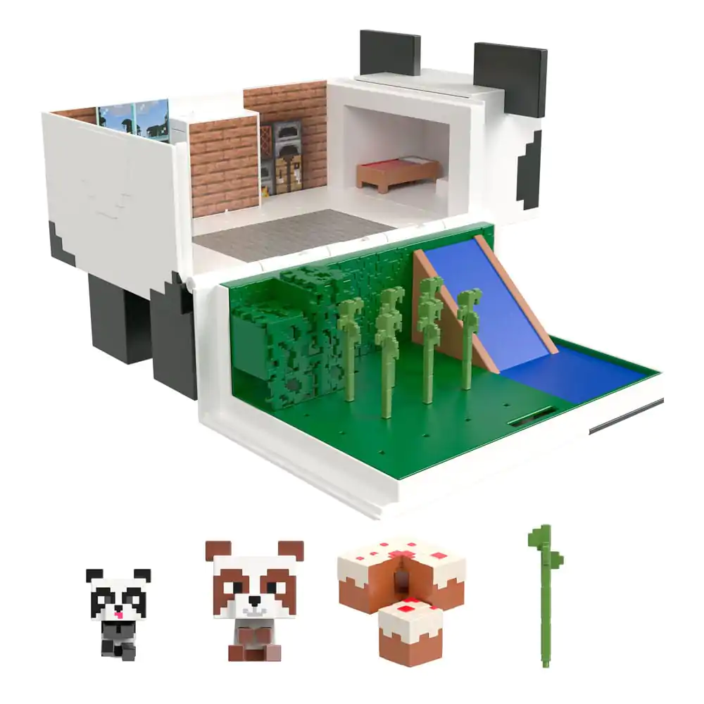 Minecraft Mob Head Minis Herný set Panda Playhouse termékfotó